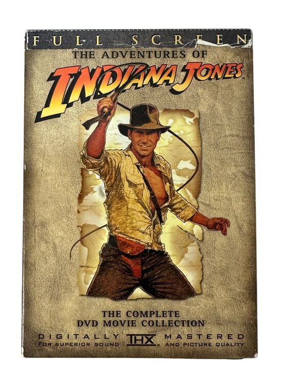 The Adventures Of Indiana Jones Complete Movie Collection Full Screen DVD - Picture 1 of 16